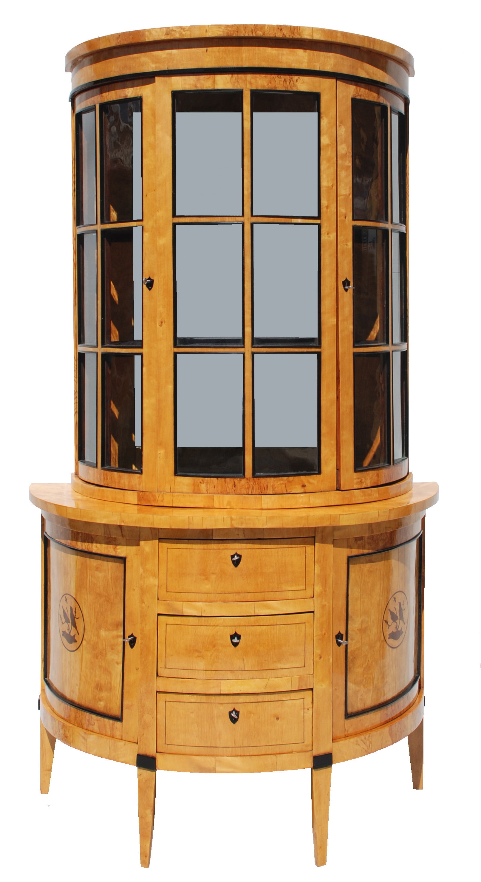 19th c. Biedermeier Display Cabinet