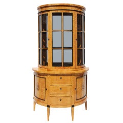 19th c. Biedermeier Display Cabinet