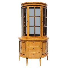 A German  Biedermeier Display Cabinet
