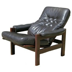 Danish Modernist Recliner Armchair