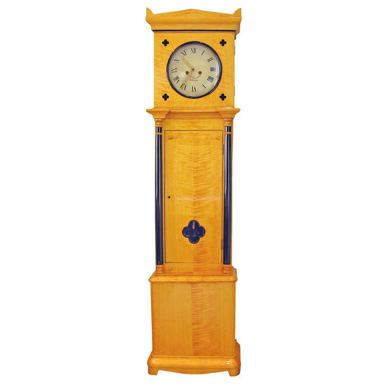Biedermeier Longcase Clock