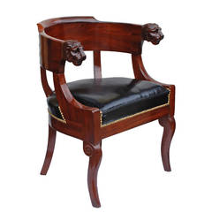 19th Century Empire Desk Chair