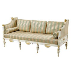 19th c. Swedish Gustavian Sofa