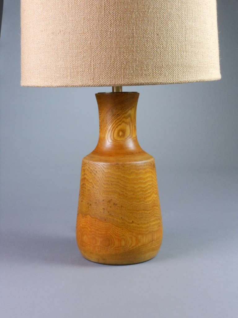 Pair of Wood Lamps 1