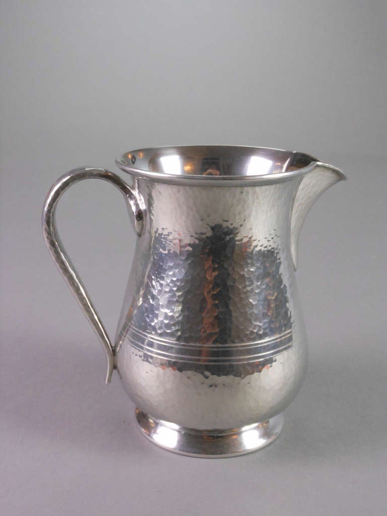 Arts and Crafts English Pewter Jug by Archibald Knox for Liberty For Sale