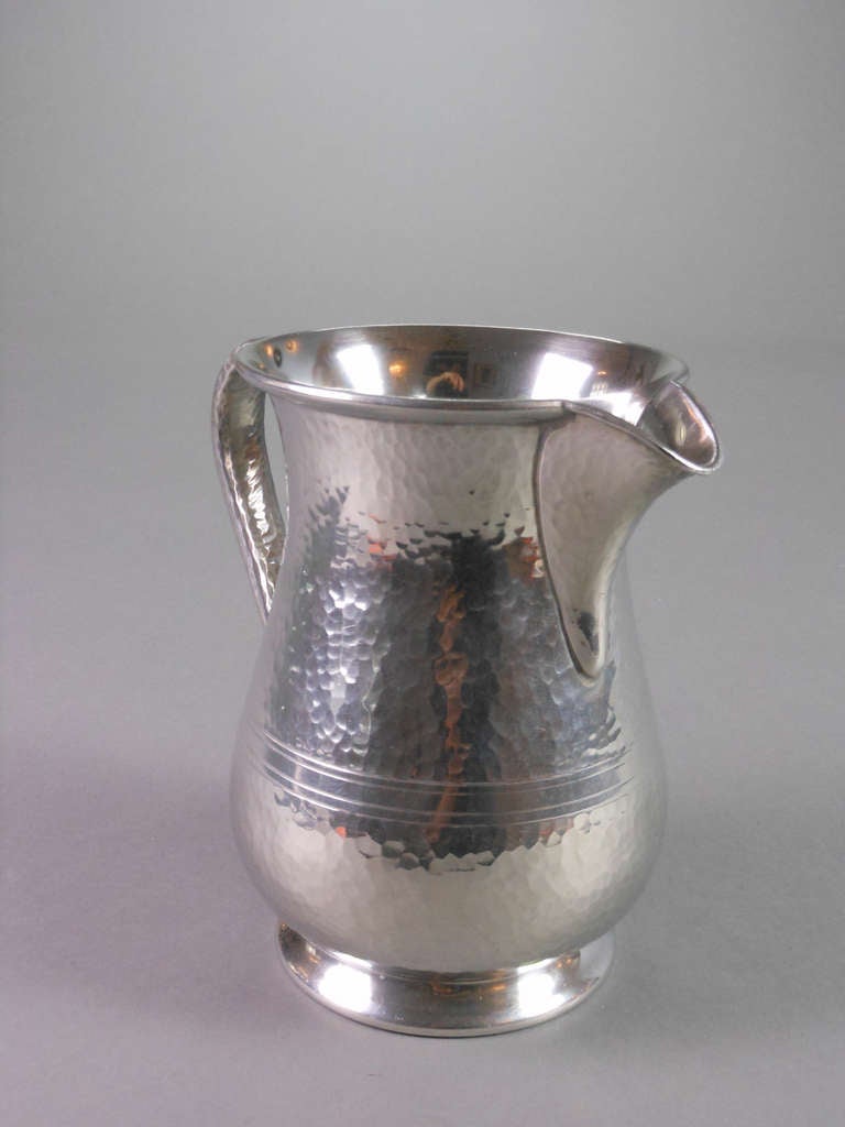 English Pewter Jug by Archibald Knox for Liberty In Good Condition For Sale In New York, NY
