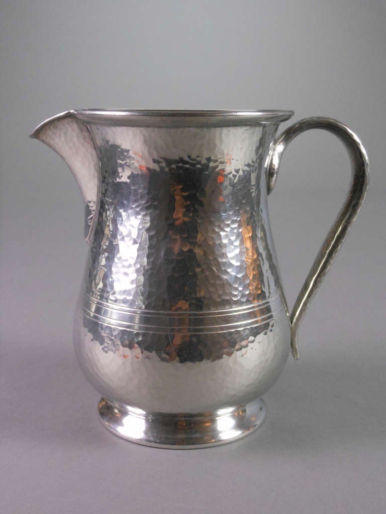 20th Century English Pewter Jug by Archibald Knox for Liberty For Sale