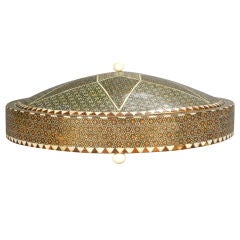 An Anglo-Indian  Domed Box