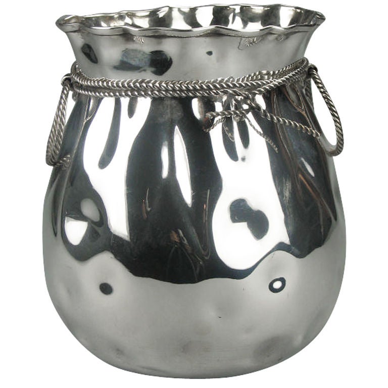 German Silver-Plated Vase with WMF Maker's Mark