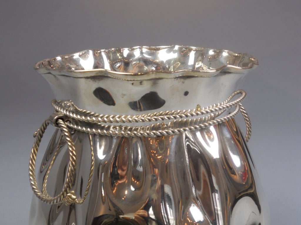 Modern German Silver-Plated Vase with WMF Maker's Mark