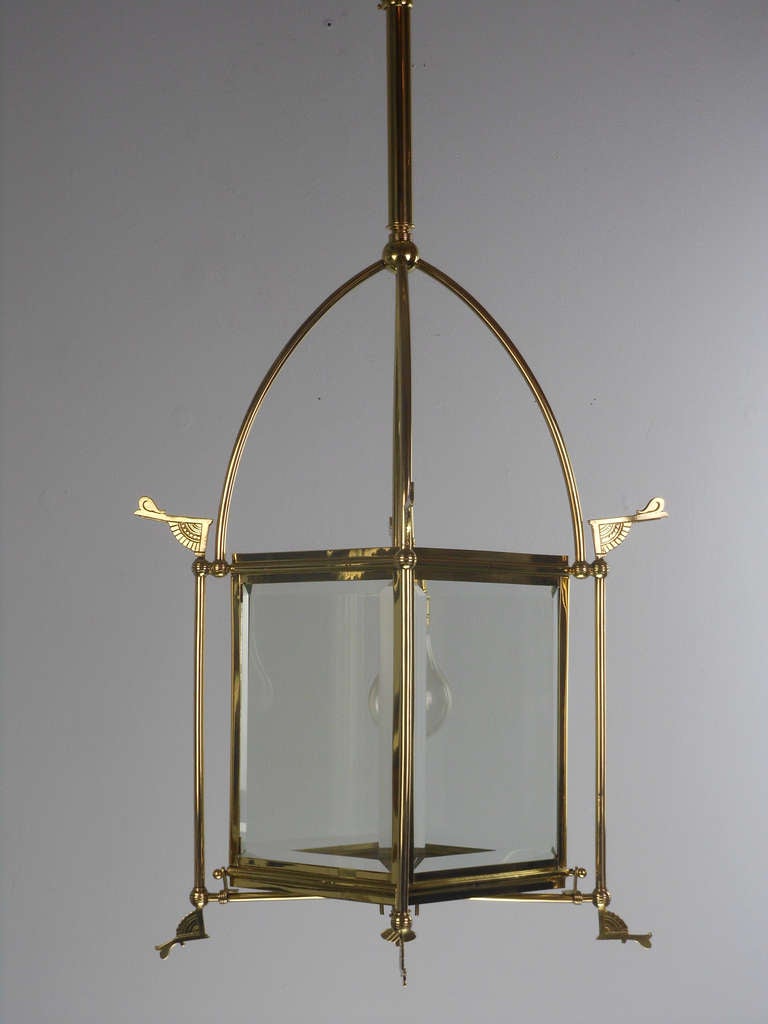 An Aesthetic Movement Brass Lantern 4