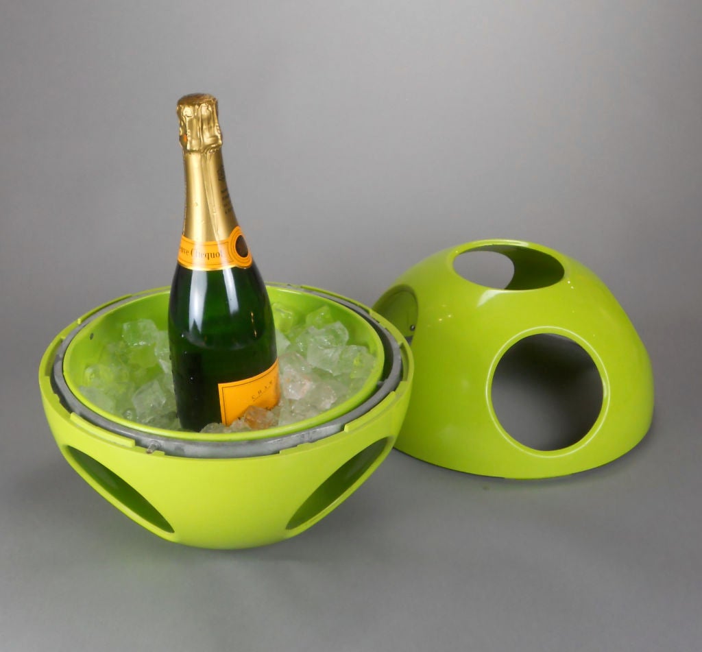 A French Plastic Champagne Bucket by Allibert at 1stdibs