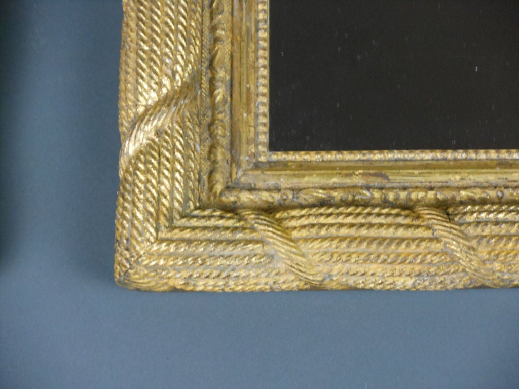 Pair of Gilt Neoclassical Mirrors For Sale 1