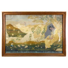 French Needlework Landscape