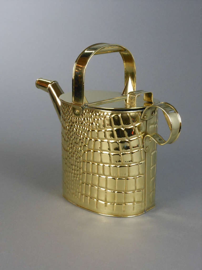 Arts and Crafts Brass Watering Can For Sale 3