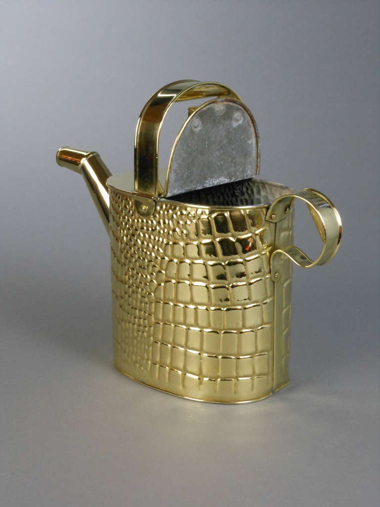 Arts and Crafts Brass Watering Can For Sale 4