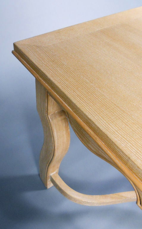 A Large French Cerused Oak Table For Sale 1