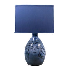 A Studio Pottery Lamp