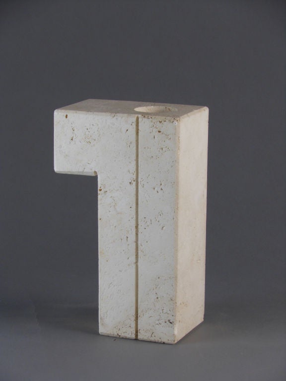 An Italian Travertine Lamp. 4