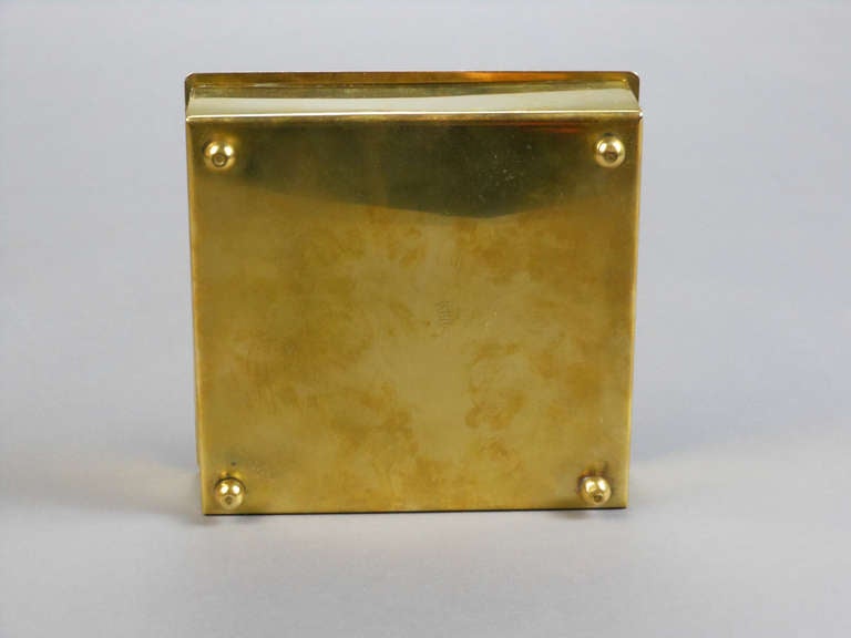 Art Deco Brass Box For Sale 1