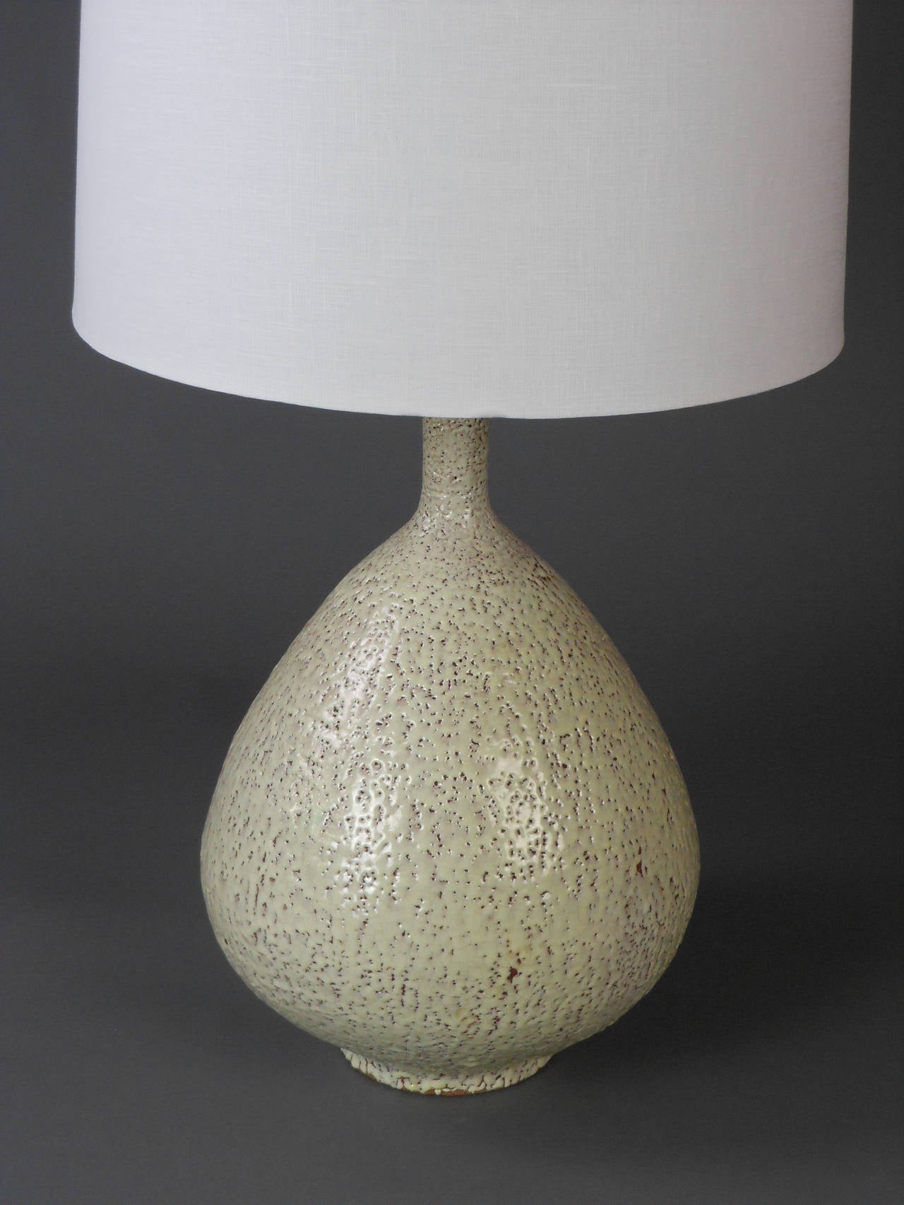Mid-Century Modern Mid-Century Ceramic Lamp by Jacques Garnier For Sale