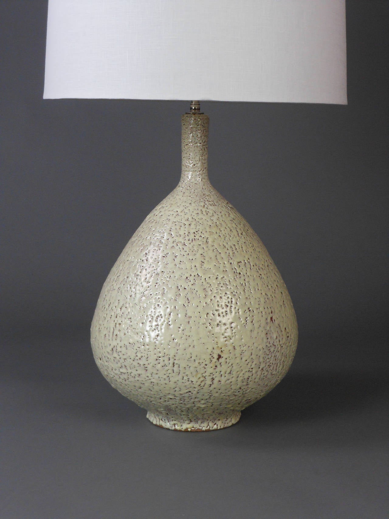 Canadian Mid-Century Ceramic Lamp by Jacques Garnier For Sale