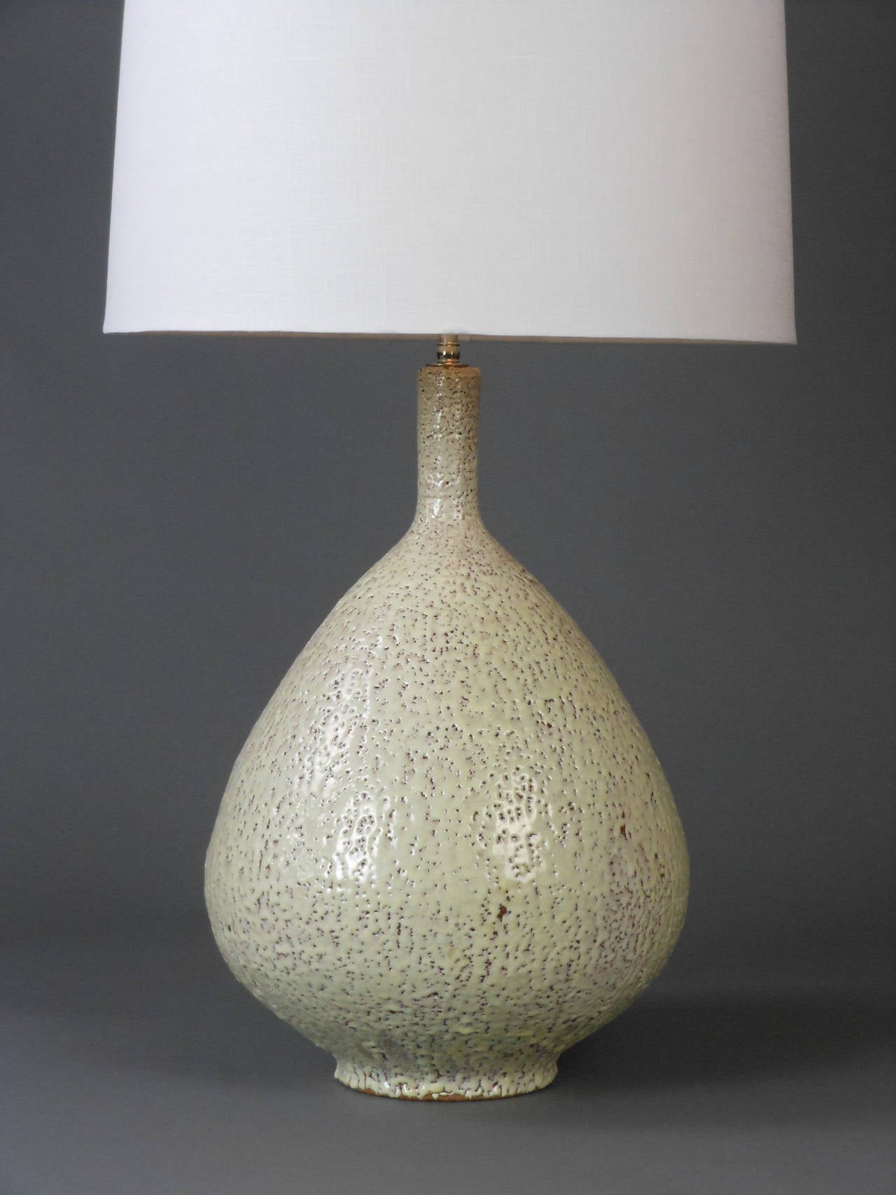 20th Century Mid-Century Ceramic Lamp by Jacques Garnier For Sale