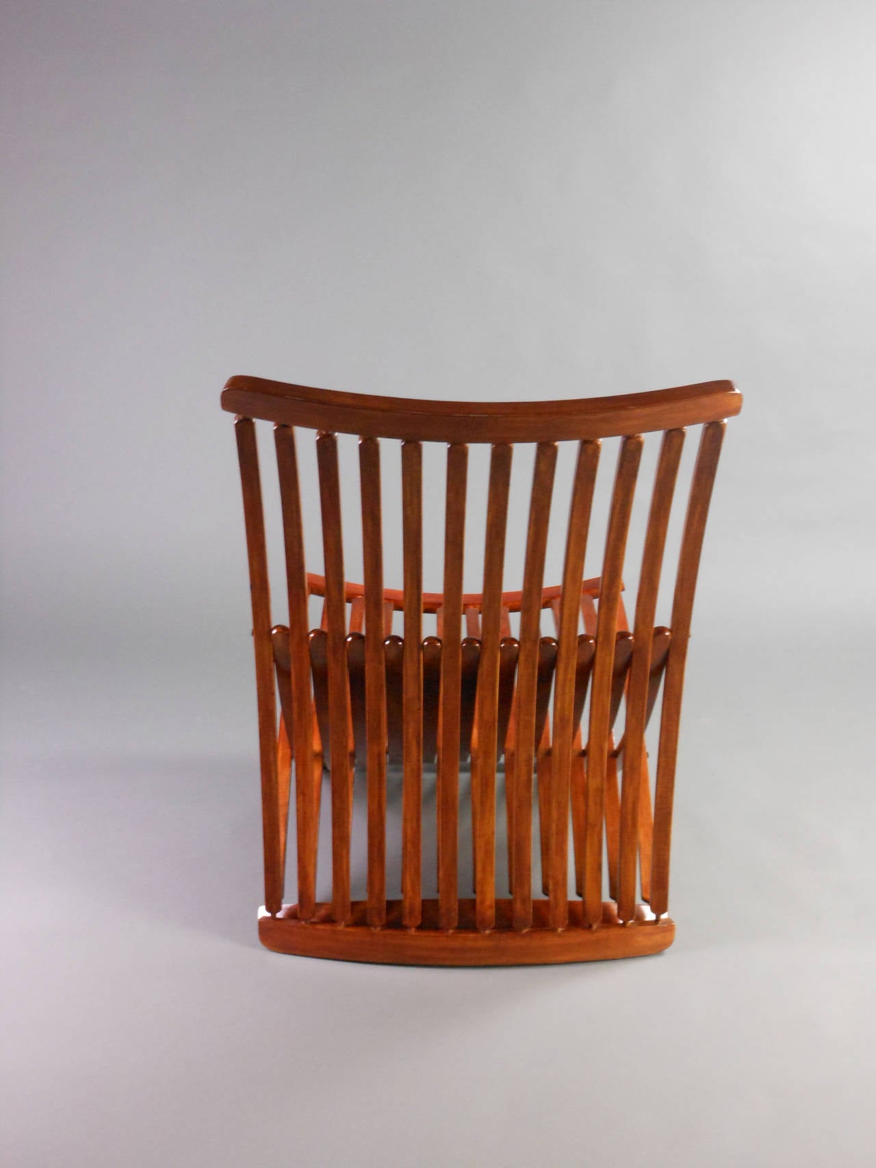Late 20th Century Canadian Birch Steamer Chairs by Thomas Lamb, circa 1970 For Sale