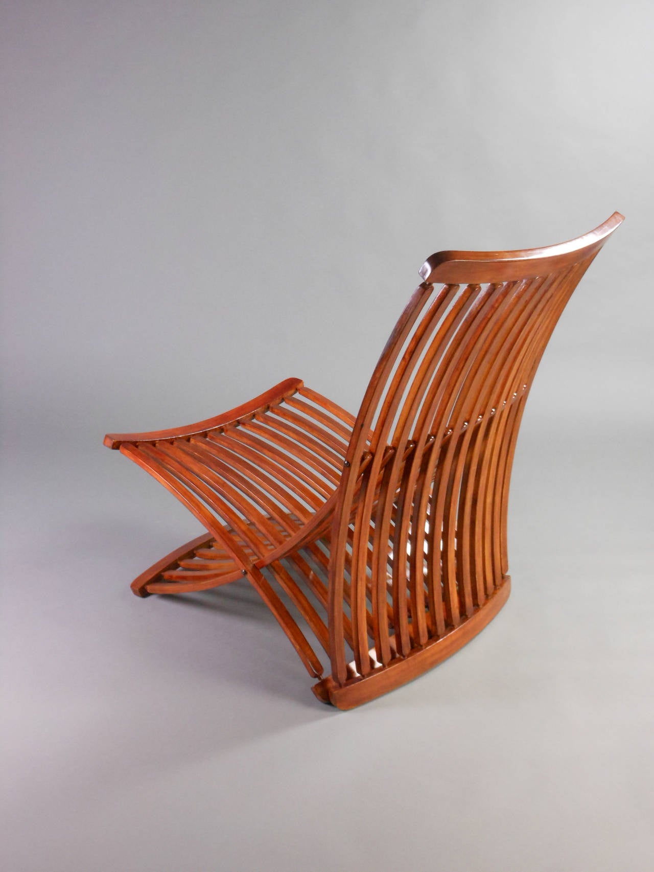 Canadian Birch Steamer Chairs by Thomas Lamb, circa 1970 For Sale 1