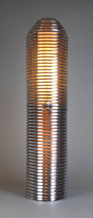 20th Century Tall Japanese Space Age Steel 