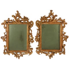 Rococo Pair of Giltwood Mirrors 4