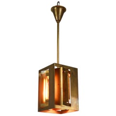 A Danish Brass Lantern