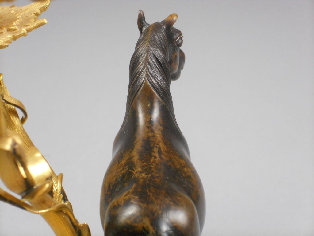 18th Century Louis XV Pair of Gilt Bronze Candelabra For Sale