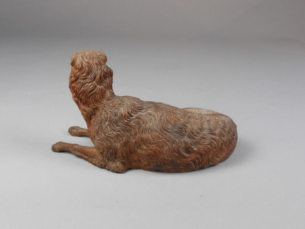 French Terra Cotta Sculpture of a Dog For Sale 2