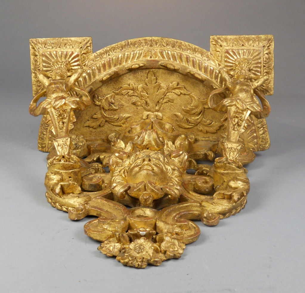 French Regence Giltwood Bracket For Sale 4