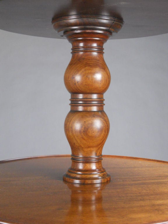 19th Century French Neoclassical Mahogany Three-Tier Étagère For Sale