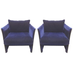 Pair of Late 1970
s Lounge Chairs by Mario Bellini