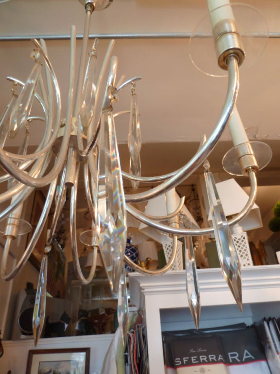 Mid-Century Modern Mid-Century Chandelier in the Manner of Charles Hollis Jones