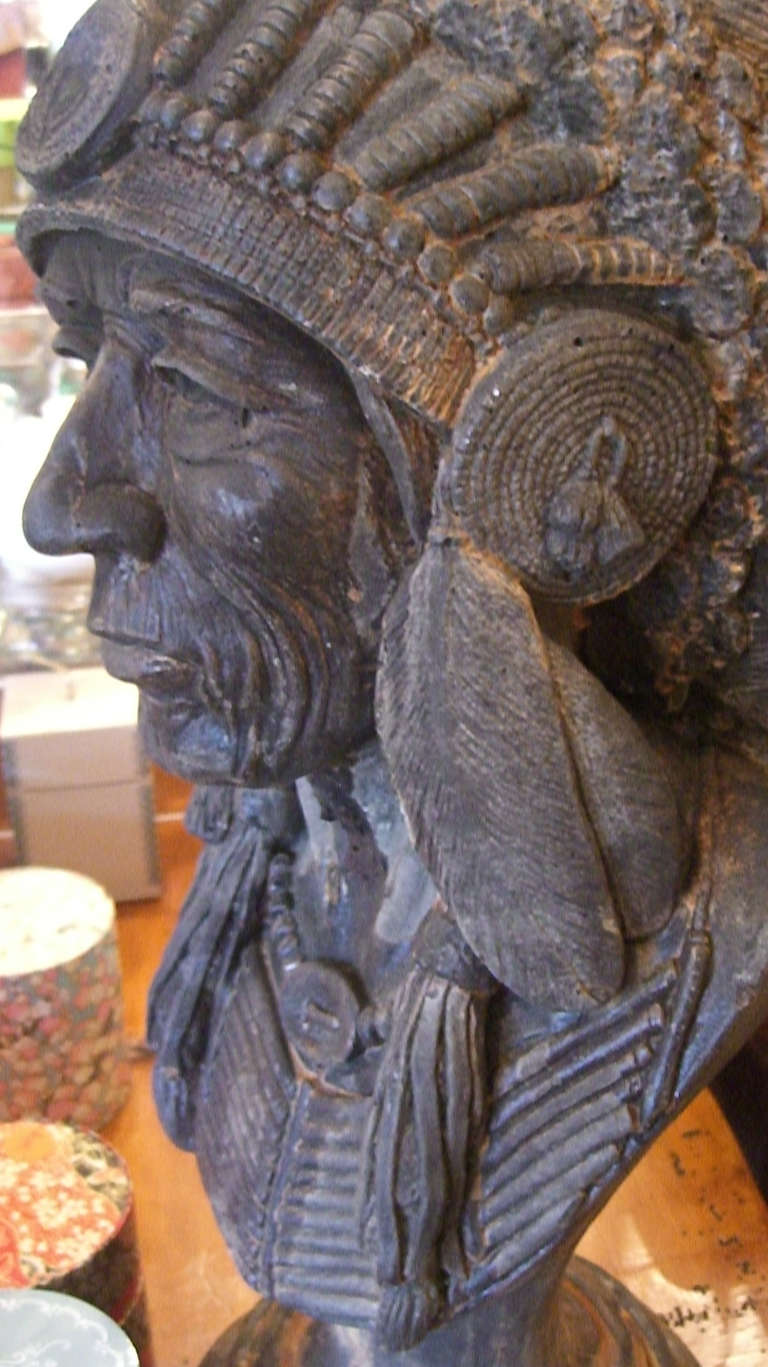 indian chief bust