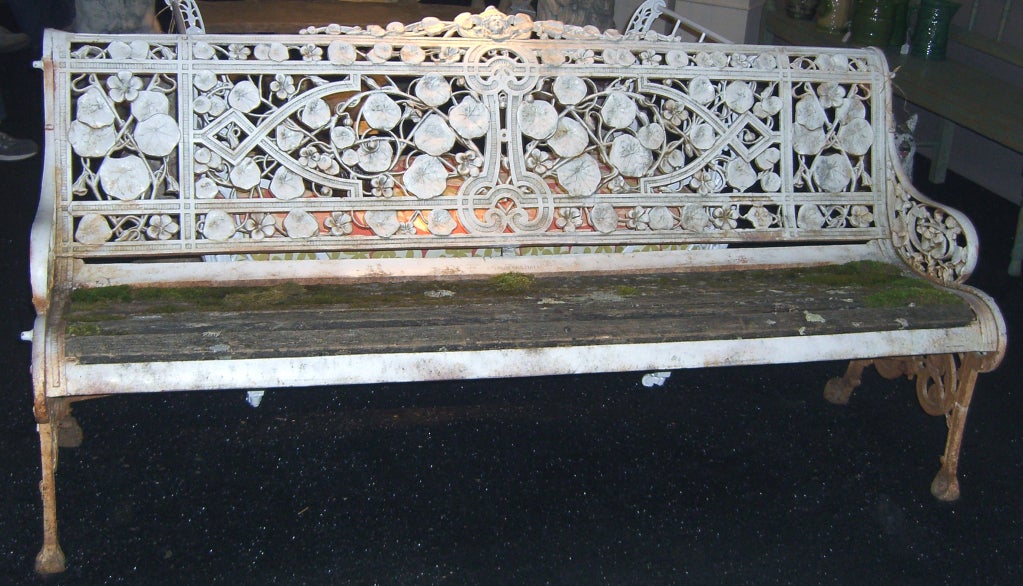 coalbrookdale nasturtium bench