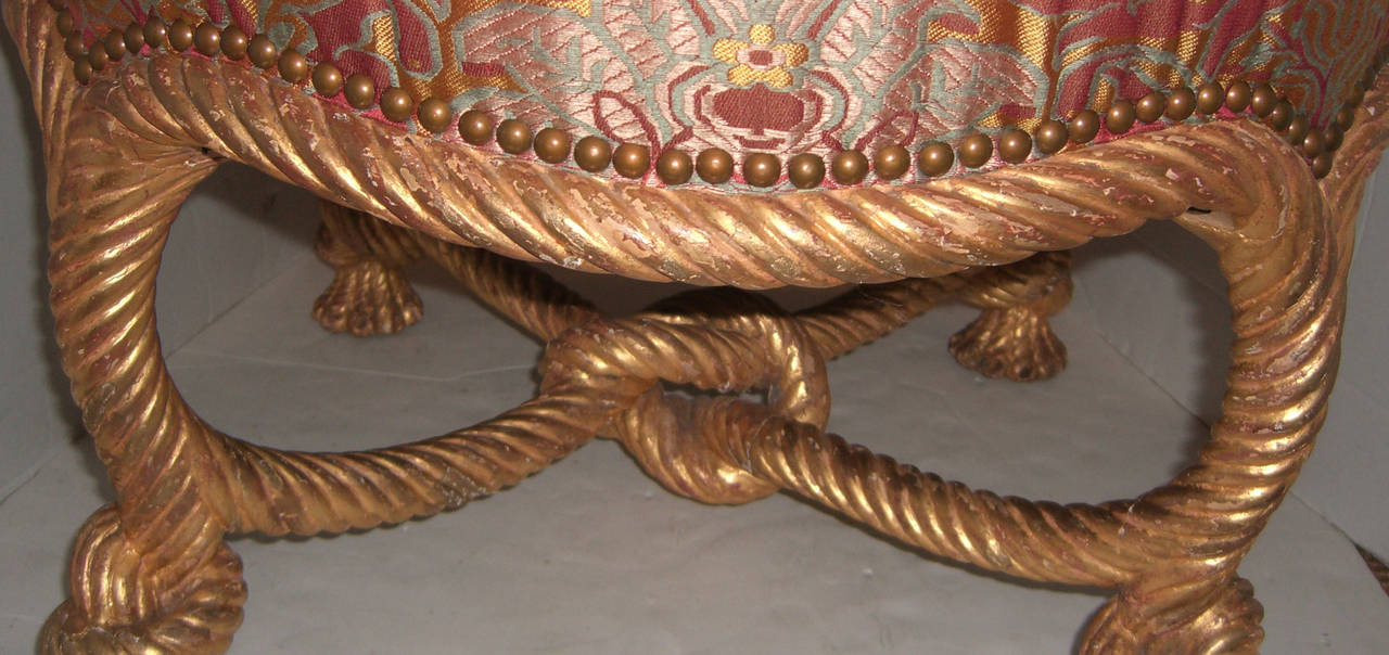 French A Napoleon III Giltwood 
