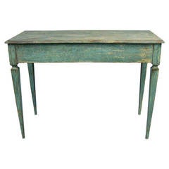 Italian Tall Painted Wood Console or Serving Table 6