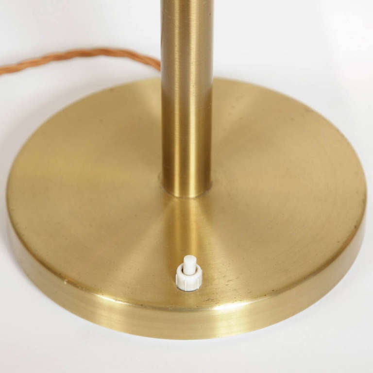 Brass Jean Perzel Table Lamp