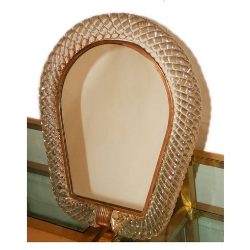 Italian Barovier Dressing Table Mirror