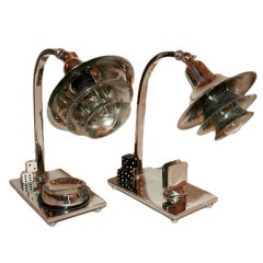 Vintage 'Gamblers' Lamps