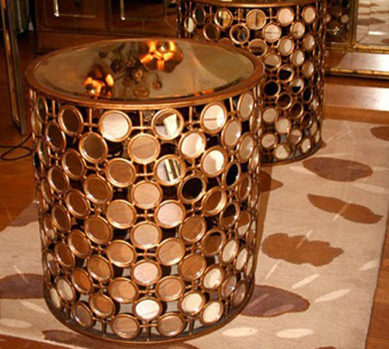 Moon disc drum table