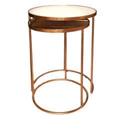 Gilded nest of tables