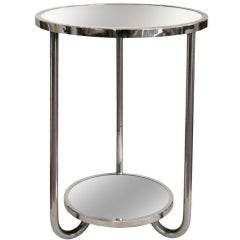 1930s French Tubular Side Table