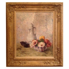 Original Oil on canvas by American artist Dines Carlsen (1901-1966)