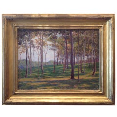 Original Oil on Canvas by American Artist Edward Herbert Barnard (1855-1909)